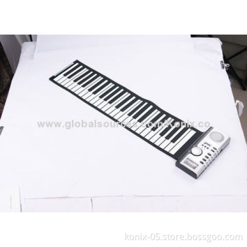 New Digital Electronic 49 Standard Keys Soft Roll-up Keyboard Piano, Good Gift for Children's